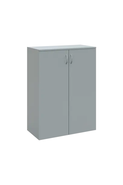 N 3 - 8D kancelářská skříň, 2-dveřová, 1100x800x400, šedá